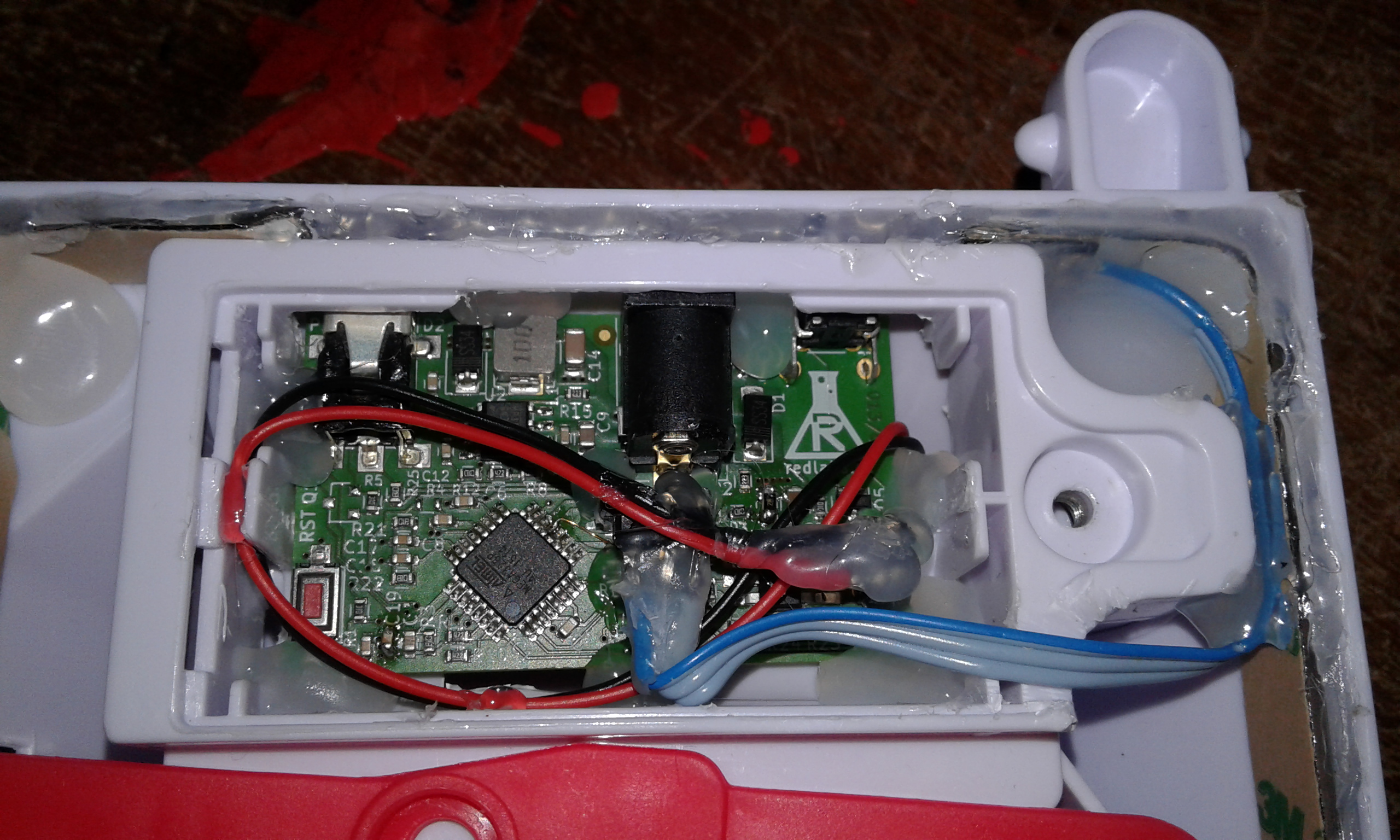 PCB im Batteriefach